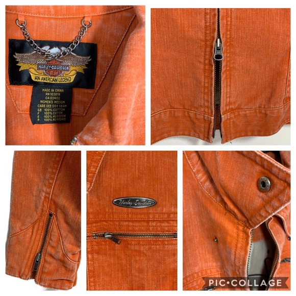 Harley-Davidson Riding Jacket Orange - Picture 5 of 6